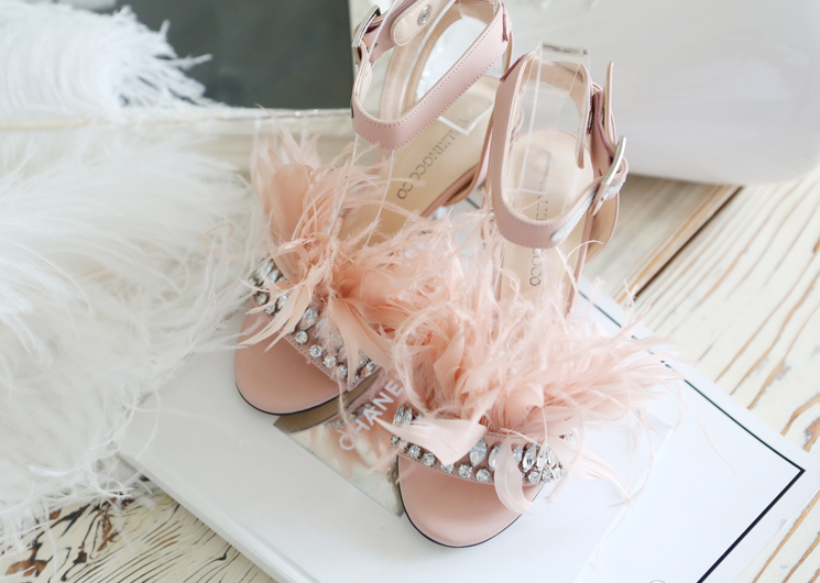 pink dear heel