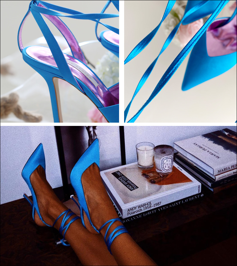 walking edge heel (blue)