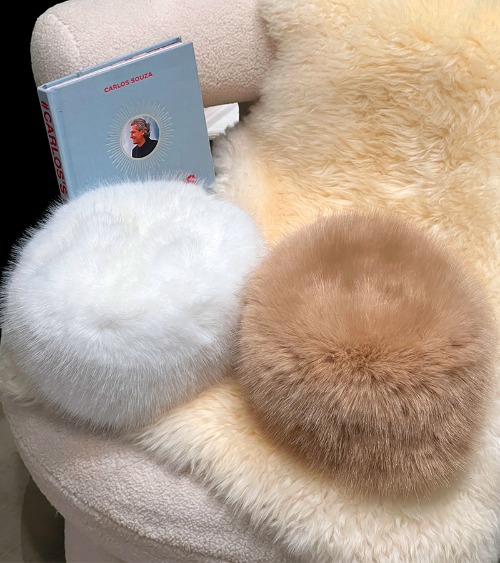 fluffy fur hat